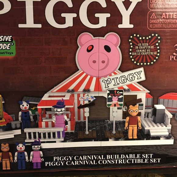 NEW Piggy Carnival Buildable Building Set w/ Figures & DLC Code 356 Pcs - Picture 2 of 2